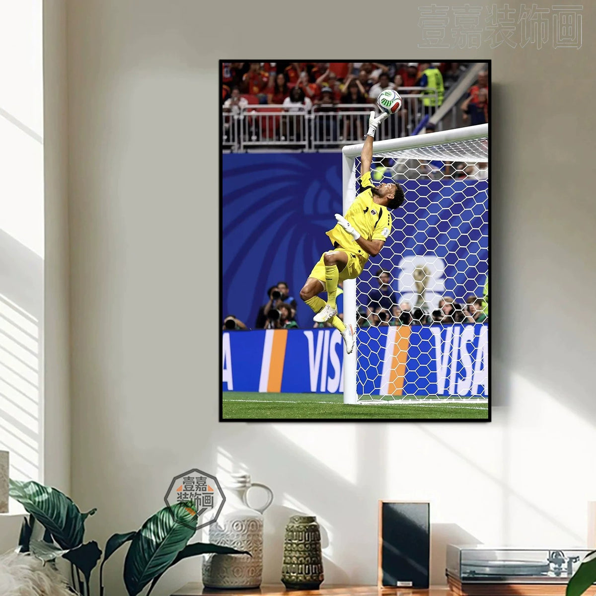 Cape Verde goalkeeper Wocinia poster hanging
