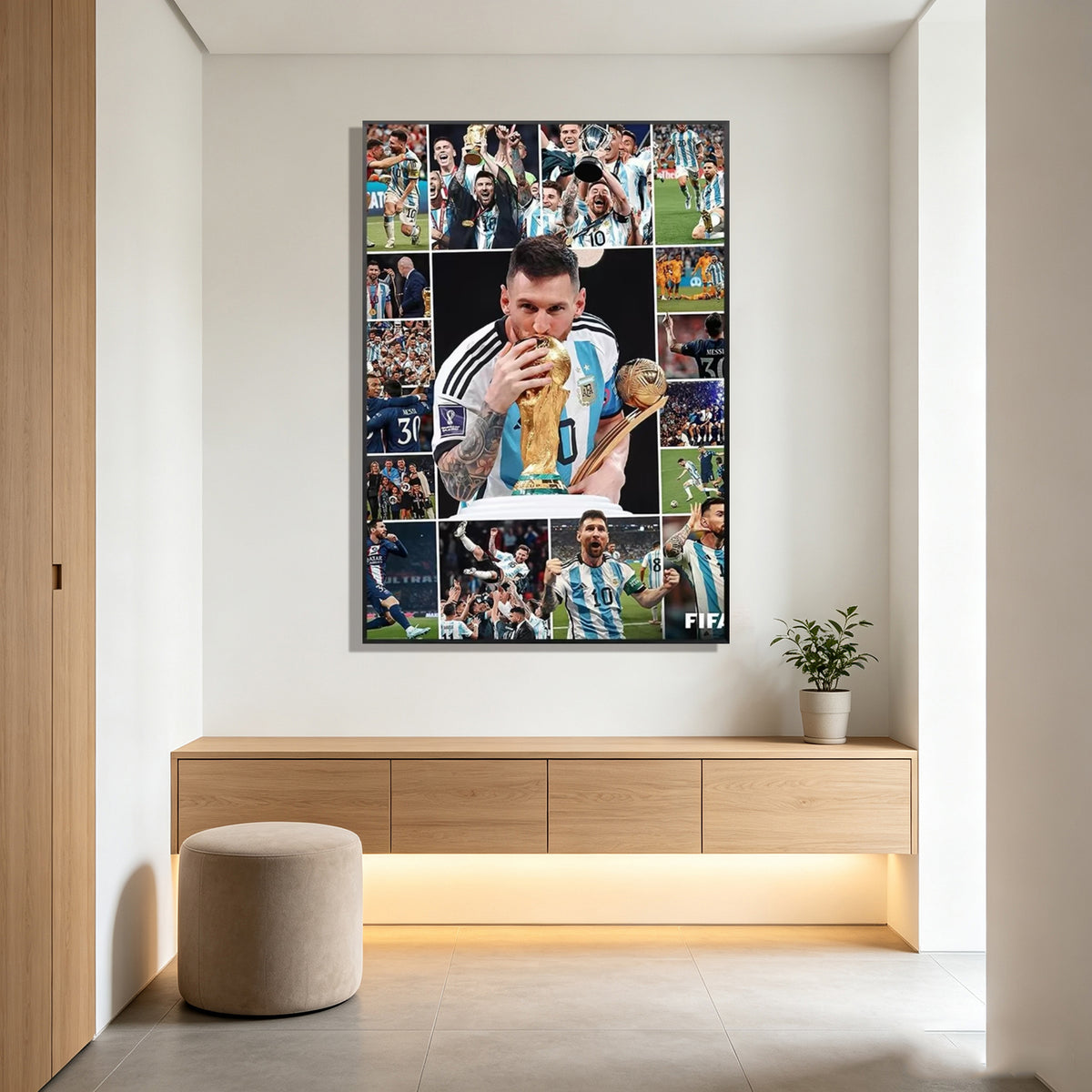Messi Star Football Poster Wall Decoration Art Decoration Argentina