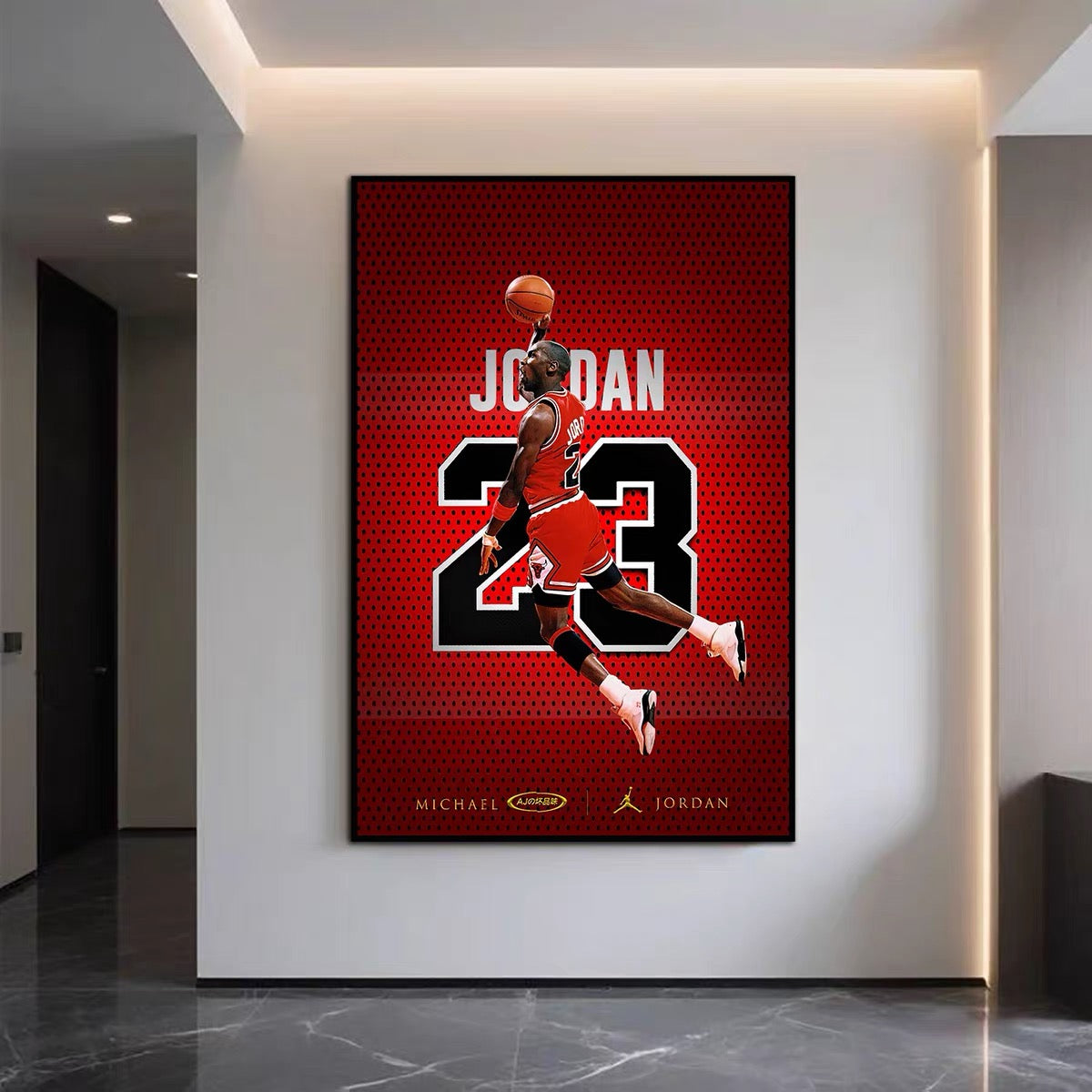 Michael Jordan Dunk - Vertical 2:3 WallArt