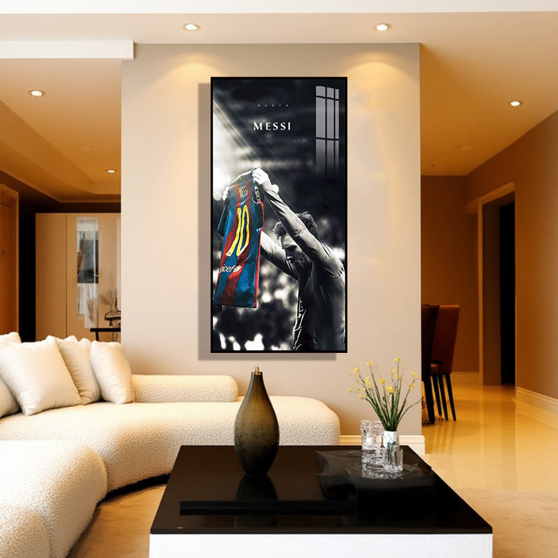 Messi football wall decoration art poster Barcelona star hanging painting
