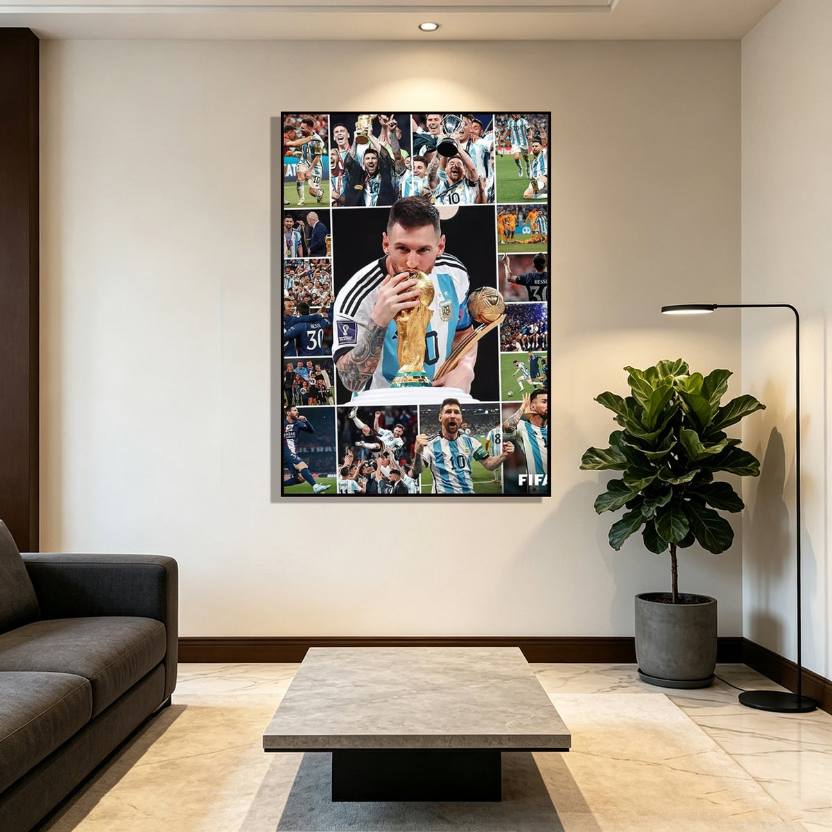 Messi Star Football Poster Wall Decoration Art Decoration Argentina