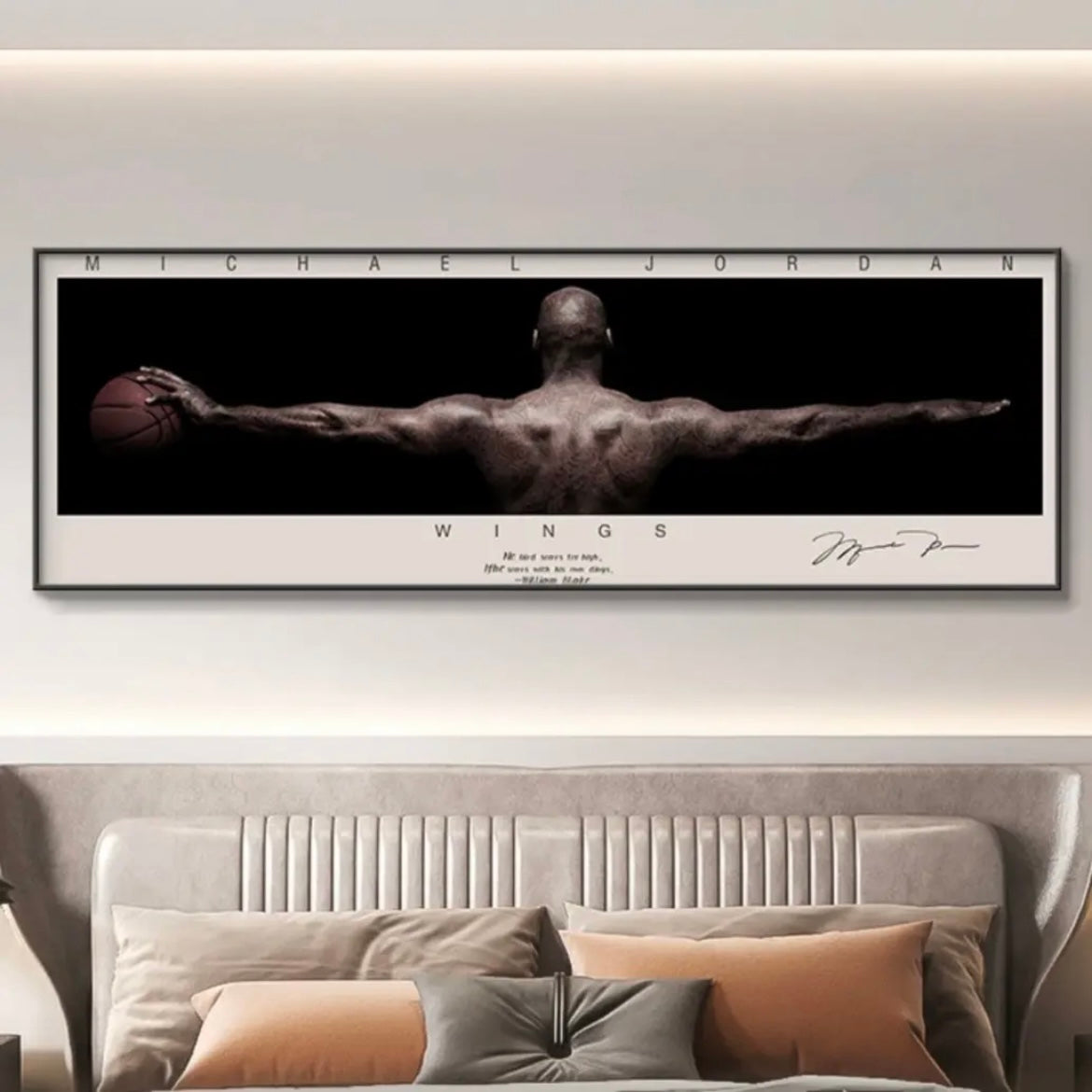 Michael Jordan Horizontal 3:1 WallArt