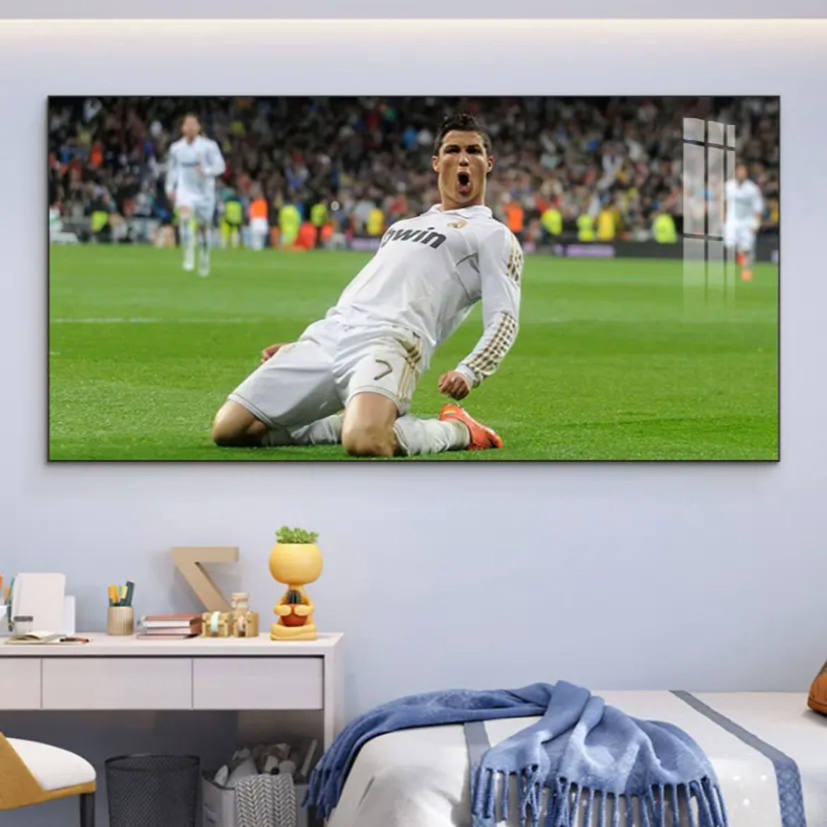 CR7 Football Wall Art Poster GOAT Legend Sports Decor