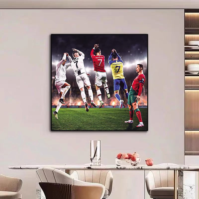 Cristiano Ronaldo 'SIU' 1:1 WallArt