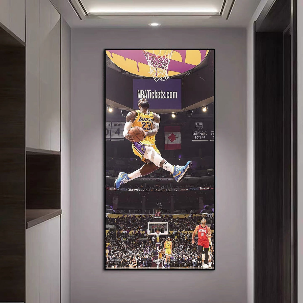 LeBron James Lakers - Vertical 1:2 WallArt