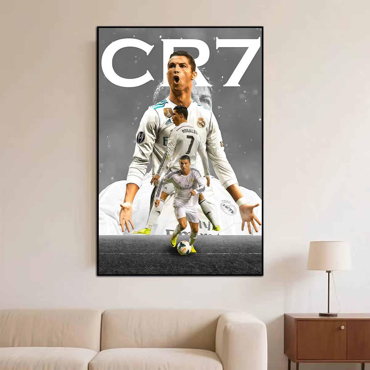 Cristiano Ronaldo Portugal Real Madrid - Vertical 2:3 WallArt