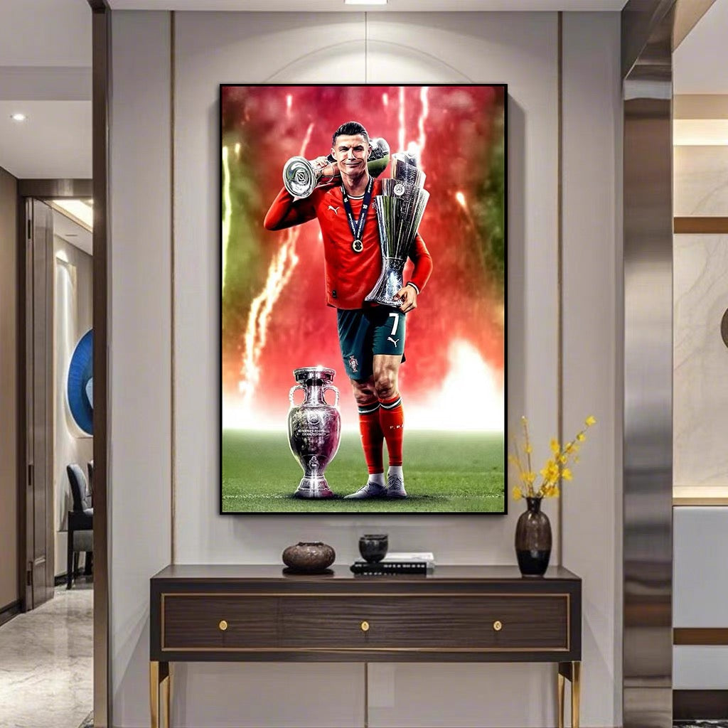 Cristiano Ronaldo Portugal Real Madrid - Vertical 2:3 WallArt