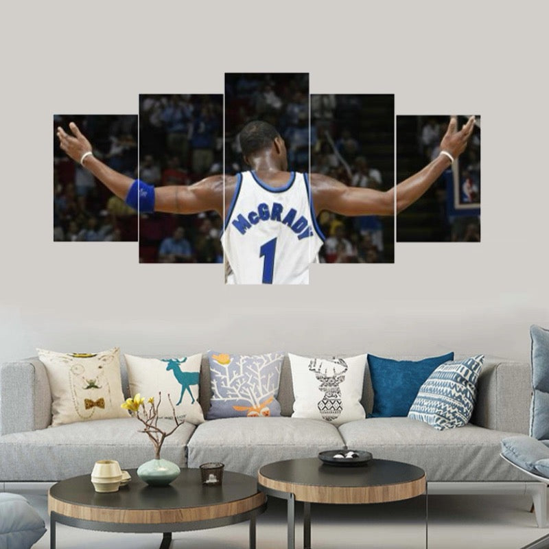 NBA Five-Panel Large Wall Art
