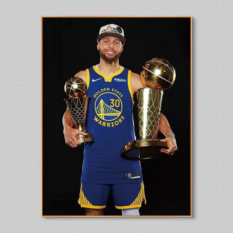 Stephen Curry Championship 🏆 Vertical 2:3 WallArt