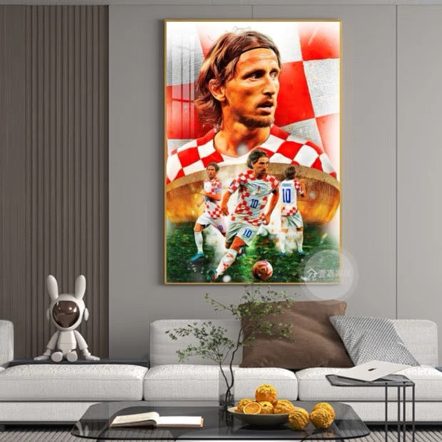 Luka Modrić "The Magician" - Vertical 2:3 WallArt