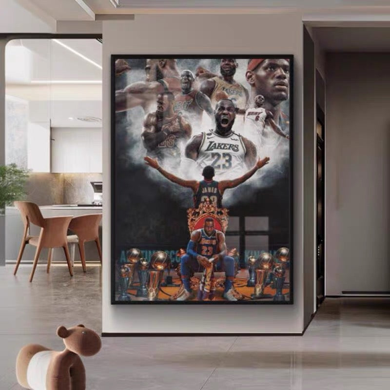 LeBron James 👑 Vertical 2:3 WallArt