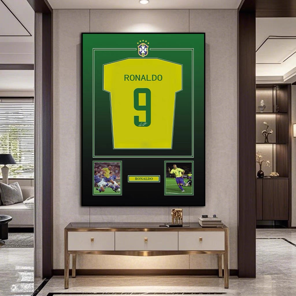 R9 Ronaldo Nazário Jersey WallArt (Graphic Jersey)