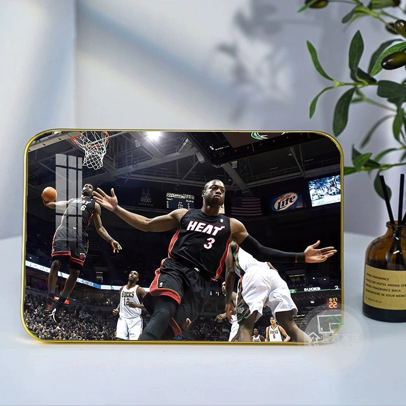 Kobe James Jordan Basketball Table Display Wall Art