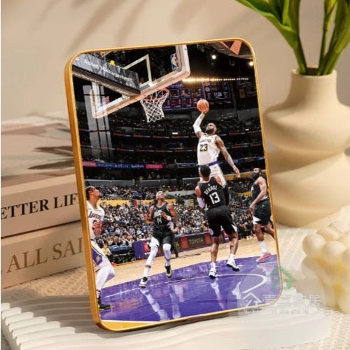 Kobe James Jordan Basketball Table Display Wall Art