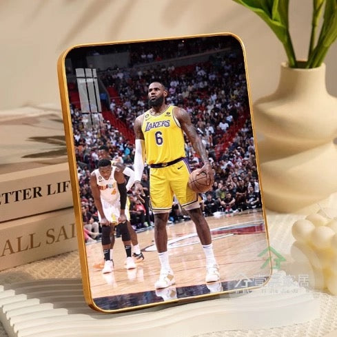 Kobe James Jordan Basketball Table Display Wall Art