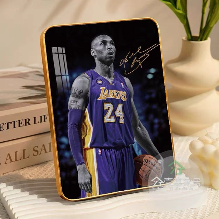 Kobe James Jordan Basketball Table Display Wall Art