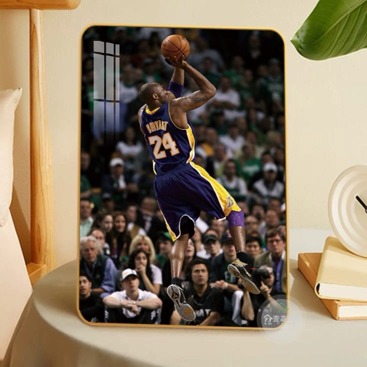 Kobe James Jordan Basketball Table Display Wall Art