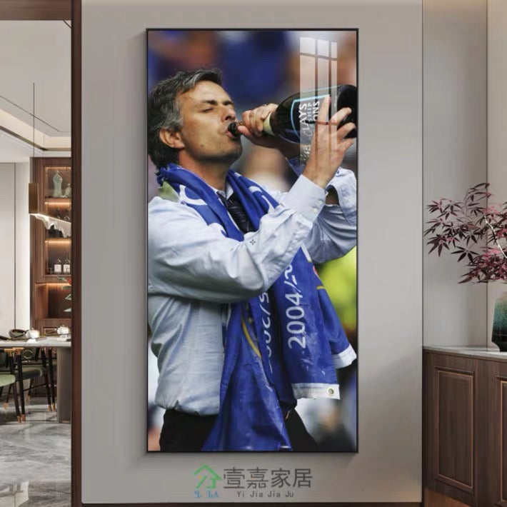 José Mourinho · Pep Guardiola · Diego Simeone Football Coach Poster – Iconic Club Wall Art