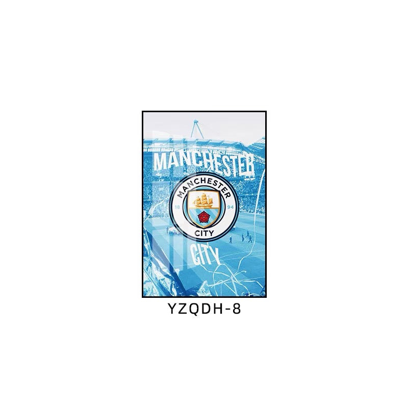 European Football Club Crest Wall Art – Iconic Team Logo Poster
