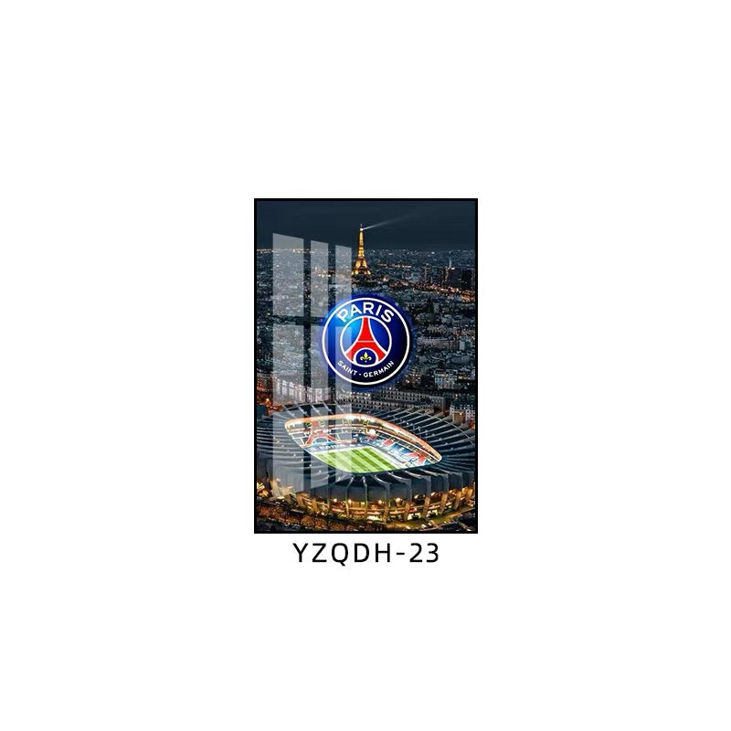European Football Club Crest Wall Art – Iconic Team Logo Poster