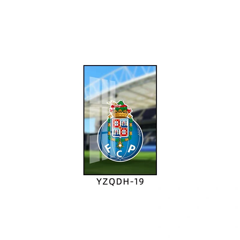 European Football Club Crest Wall Art – Iconic Team Logo Poster