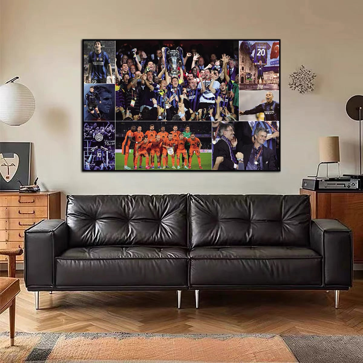 Inter Milan Football Club Poster – Championship Award Wall Art