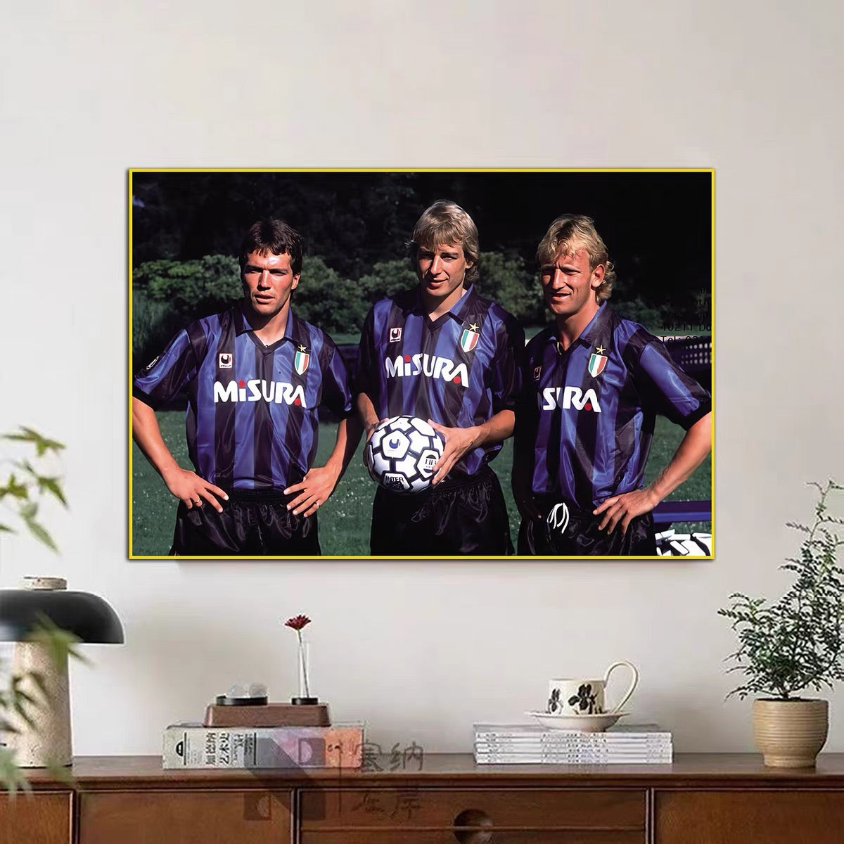Inter Milan Football Club Poster – Championship Award Wall Art