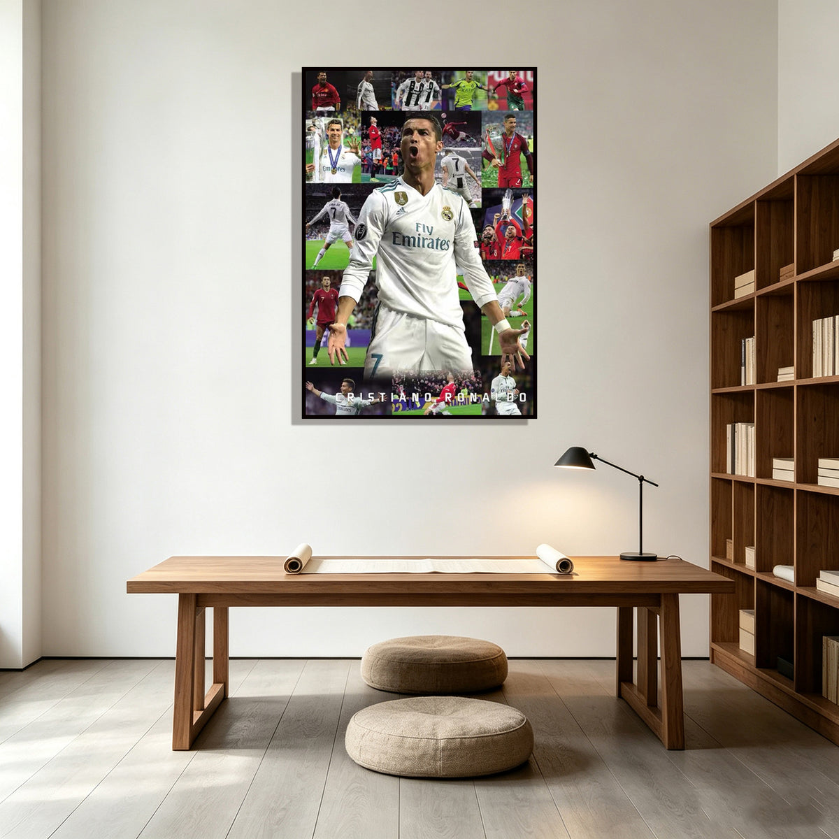 Ronaldo Career Real Madrid Portugal Football Art Wall Decor Poster Decoration