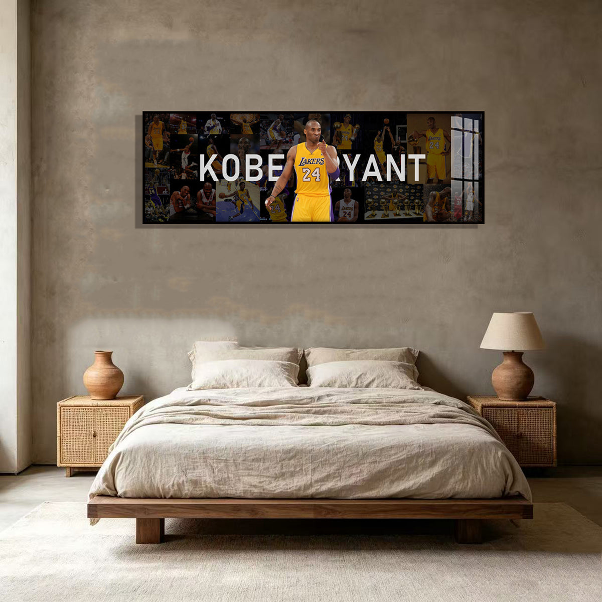 NBA Bryant Kobe Poster Wall Decor Basketball Hanging Art