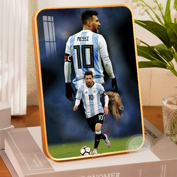 Ronaldo Messi Football Desktop Display Wall Art Decoration