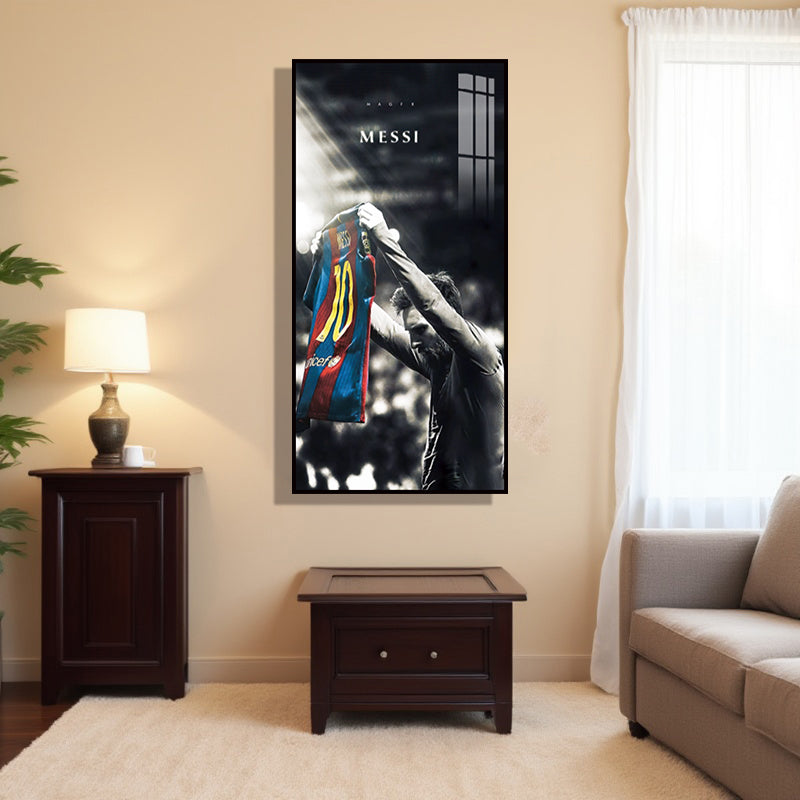 Messi football wall decoration art poster Barcelona star hanging painting