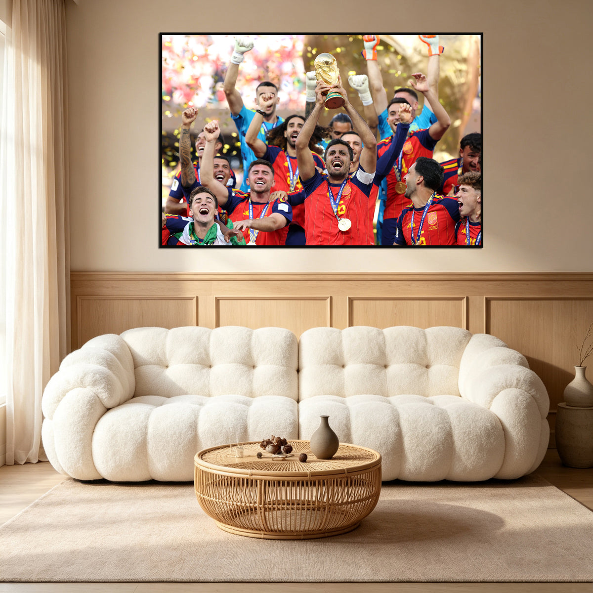 Spain 2026 World Cup Champions Wall Art